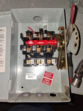 GE Disconnect 30 Amp 240 Volt Cat# TG4321 Un-Fused