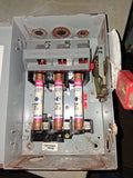 GE Disconnect 30 Amp 600 Volt Model 10 Cat# TH3361 Fused