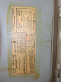 GE Disconnect 30 Amp 600 Volt 3 Pole Cat# TH3361