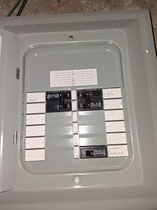 Eaton 125 Amp Panel With Breakers 120/240 volt