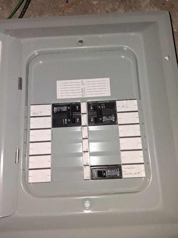 Eaton 125 Amp Panel With Breakers 120/240 volt