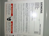 Siemens 125 Amp Panel With Breakers 120/240 Volt