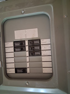EATON 125 Amp Panel With Breakers 120/240 Volt