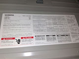 Siemens 125 Amp Panel With Breakers 120-240 Volt