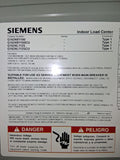 Siemens 125 Amp Panel With Breakers 120-240 Volt