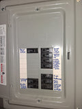 Siemens 125 Amp Panel With Breakers 120-240 Volt