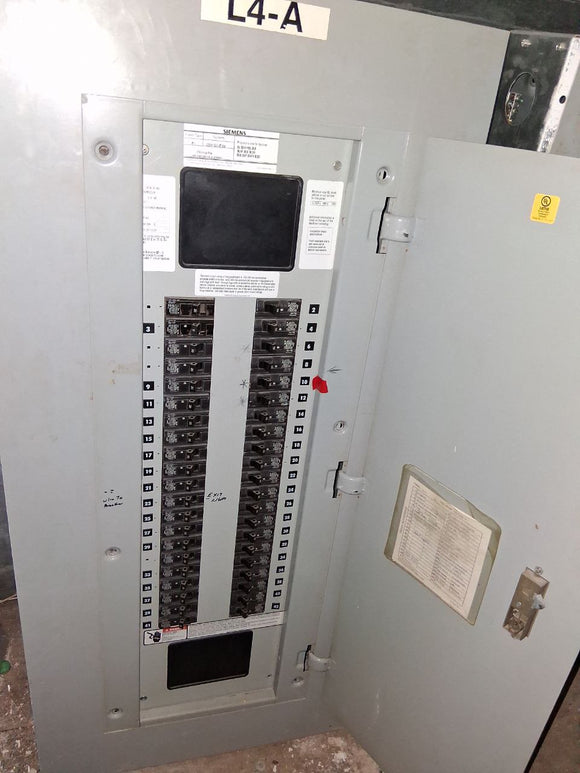 Siemens P1 250 Amp Panel With Breakers 208Y/120 Volt 3 Phase 4 Wire