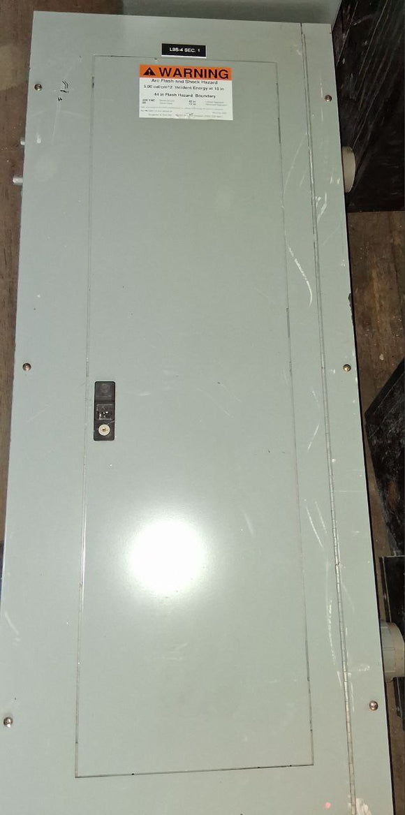 GE Panel With 225 Amp Main & Breakers 208Y/120 Volt 3 Phase 4 Wire Cat# AQF3422A