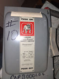 BullDog Disconnect 60 Amp 240 Volt 3 Phase Cat# JN-422