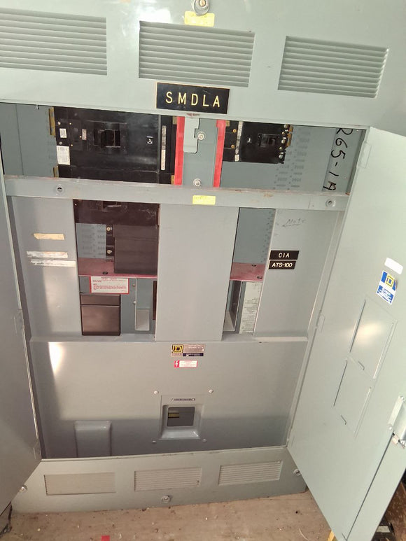 Square D I-Line 600 Amp Panel With Breakers 120/208 Volt 3 Phase 4 Wire