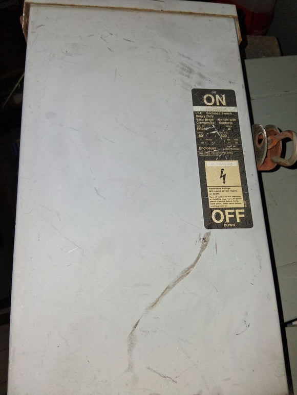 Siemens/ITE  Disconnect 60 Amp 600 Volt Cat# FR-352 Fused Type 3R