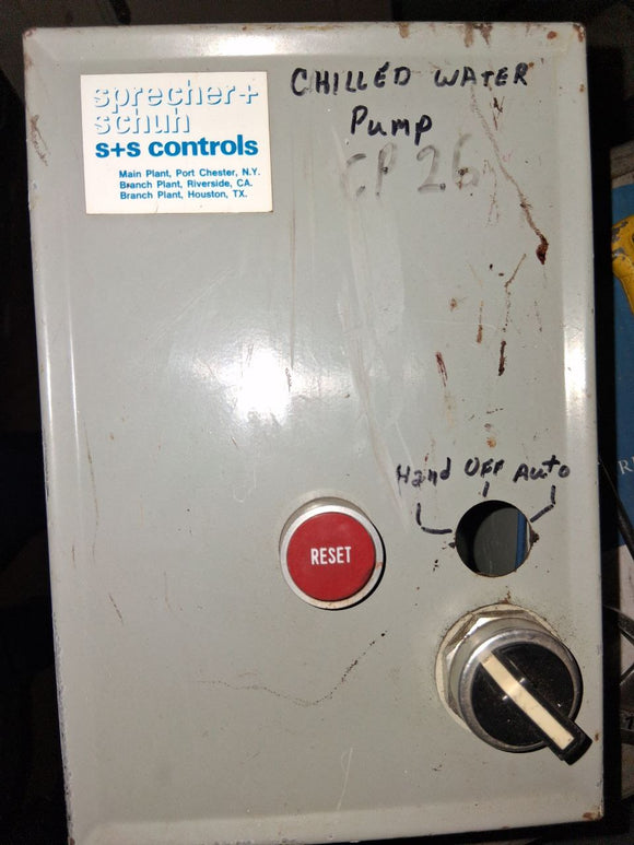 Sprecher +Schuh Motor Starter