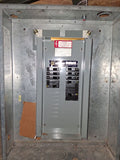 Square D  100 Amp Panel With  Breakers 208Y/120 Volt 3 Phase 4 Wire