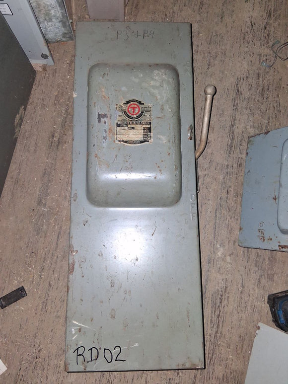 Trumbull/GE Disconnect 200 Amp 3 Pole