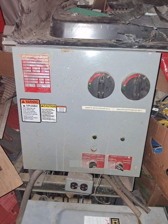 ITT Bell & Gossett D39 Circulator Pump Panel