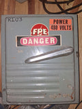 FPE Disconnect 200 Amp 600 Volt 3 pole Type A Cat# 5236 Un-Fused