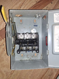 Crouse-Hinds Disconnect 60 Amp 240 Volt Cat# HX107
