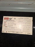 FPE Disconnect 200 Amp 600 Volt 3 Pole Type A Cat# 5236 Un-Fused