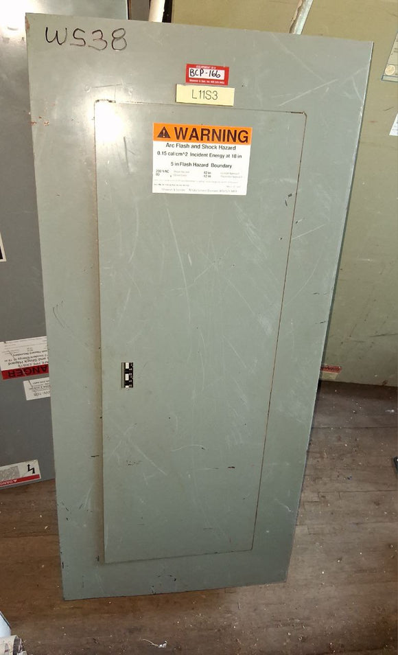 Square D NF 250 Amp Panel With Breakers 600Y/347 Volt 3 Phase 4 Wire