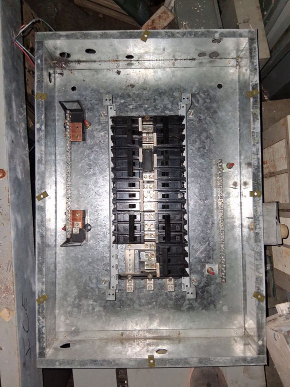 CH/Cutler Hammer PRL1 100 Amp Panel With Breakers 120/208 Volt 3 Phase 4 Wire