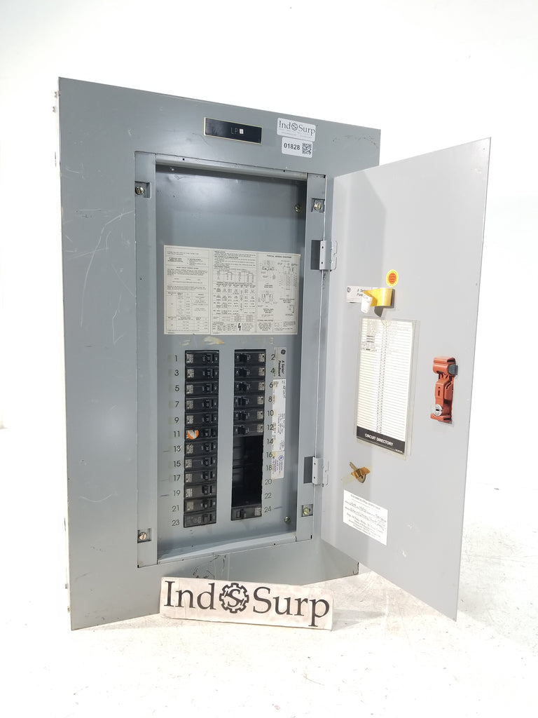 GE Panel With Breakers! 125 Amp 208Y/120 Volt 3 Phase 4 Wire – IndSurp