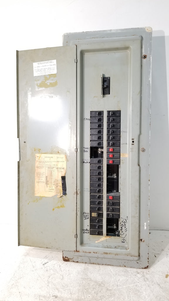 Westinghouse Panel With 200 Amp Main & Breakers 208Y/120 Volt 3 Phase ...