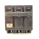 Square D QOB Circuit Breaker 30 Amp 240 Volt 3 Pole Bolt On