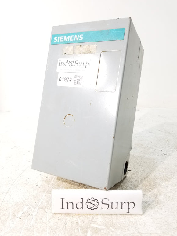 Siemens Contactor 20 Amp 480 Volt