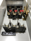 GE Disconnect 60 Amp 600 Volt 3 Phase 3 Wire