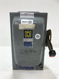 Square D Disconnect 30 Amp 240 Volt 3 Phase