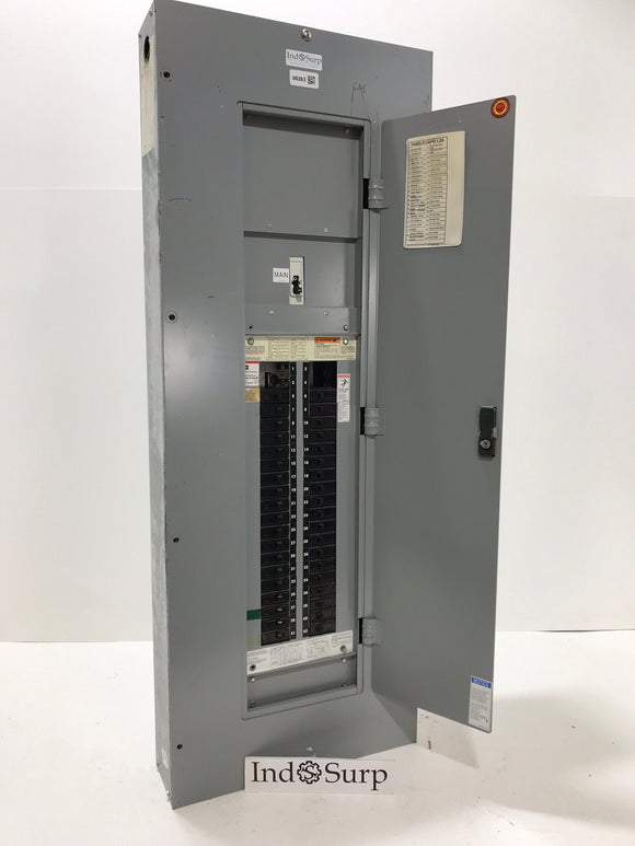 CH/ Cutler Hammer PRL1 Panel With 225 Amp Main & Breakers 208Y/120 Volt 3 Phase 4 Wire