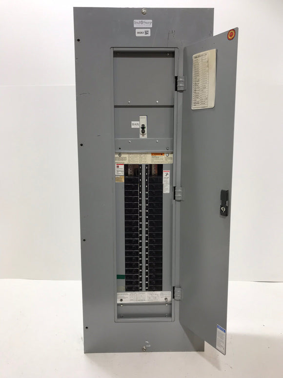 CH/ Cutler Hammer PRL1 Panel With 225 Amp Main & Breakers 208Y/120 Volt 3 Phase 4 Wire