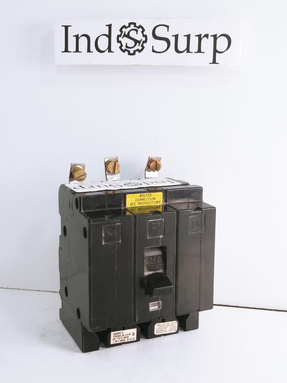 Square D Circuit Breaker 20 Amp 480Y/277 Volt 3 Pole Bolt On