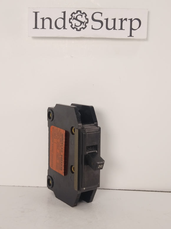 Westinghouse Circuit Breaker 20 Amp 120 Volt1 Pole