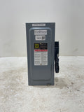 Square D Disconnect 30 Amp 600 Volt 3 Phase Fused