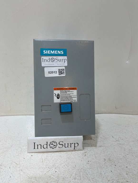 Siemens Lighting Contactor 10 Amp 200 Volt