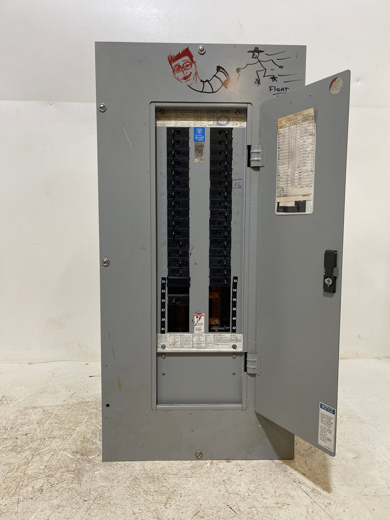Ffe Breakers Federal Pacific Panel With 225 Amp Main & Breakers 480Y/277 Volt 3 Pha ...