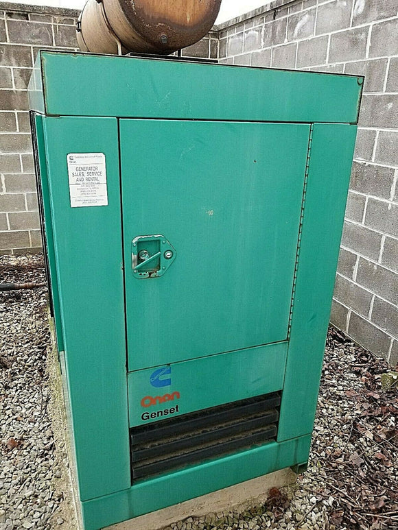 Cummins 60 KW Generator Outdoor Enclosed Natural Gas Propane Model# 60ENA.