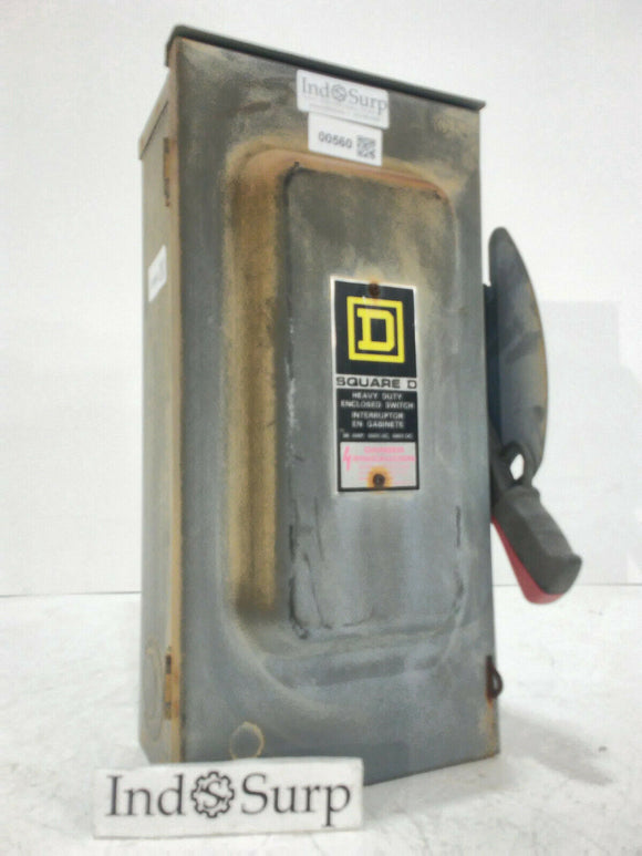 Square D Disconnect 60 Amps 600 VAC Series F1 Type 3