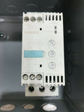 Siemens Motor Starter 110-230 Volt 3 pole Cat# 3RW3025-1AB14.