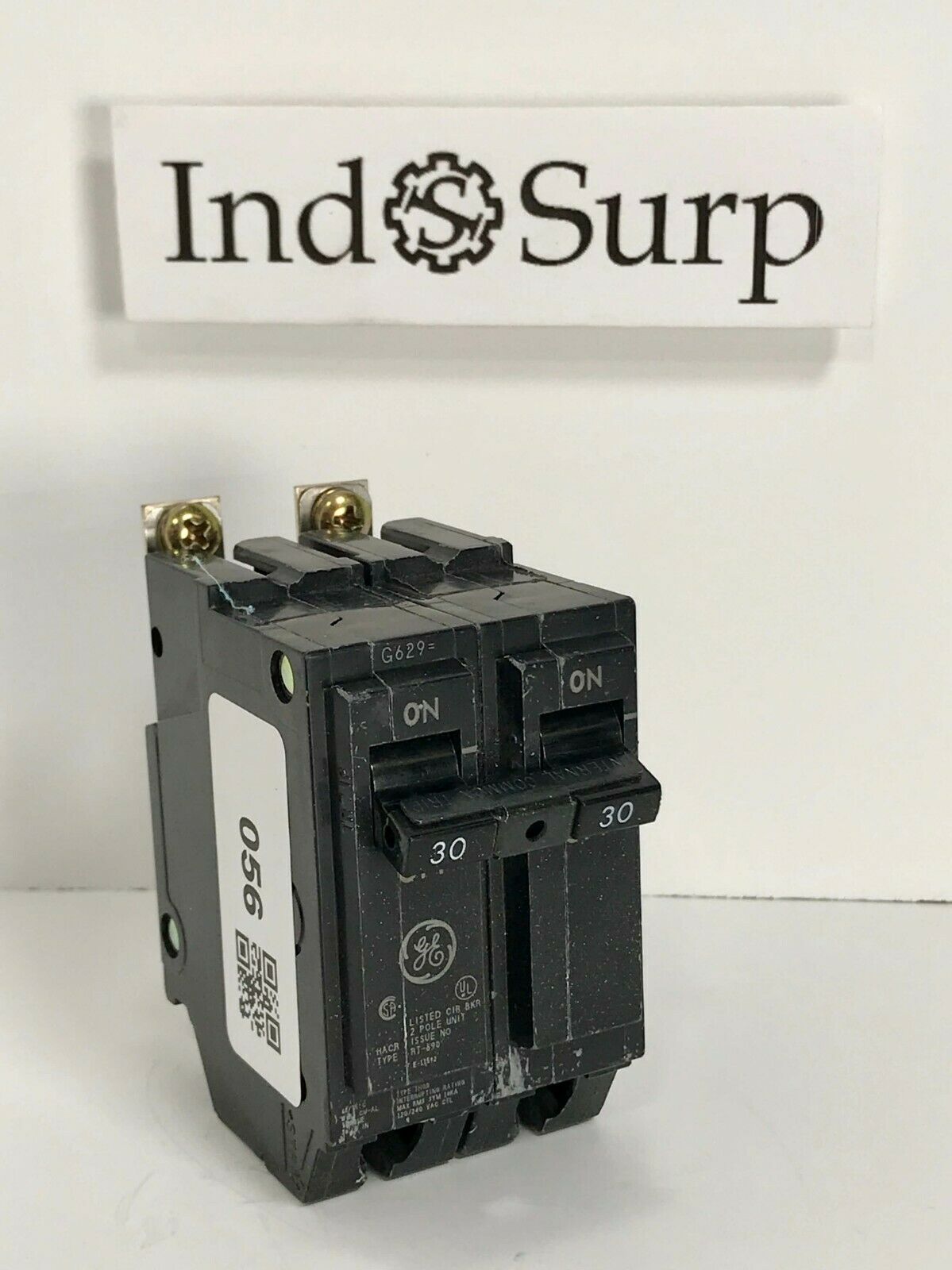 DG AY フランク・ホーヴァット EP CU GE 30 Amp HACR Circuit Breaker 120/240 Volt 2 Pole Cat# THQB