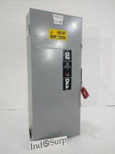 GE 200 Amp Disconnect 600 VAC 250 VDC Type 1, Indoor Enclosure Model 7