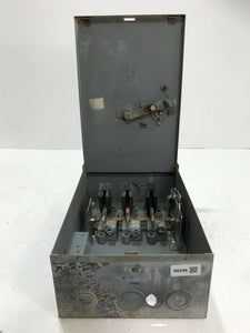 Disconect 100 Amp 600 Volt 60 Hz 3 Pole