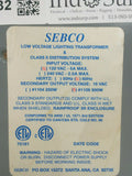 Semco 5 AMP Low Voltage Lighting Transformer 120 Input V. 16 Output V.  60 Hz