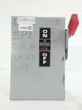 GE Disconnect 30 Amp 600 VAC 250 VDC  3 Phase Fused.