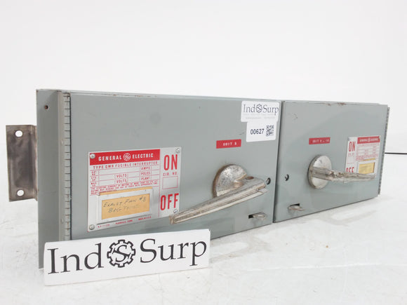 GE Panel Switch QMR 30 Amp 600 Volt 3 Phase 3 Wire