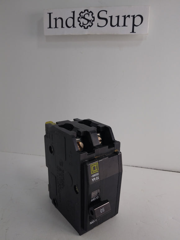 Square D Circuit Breaker 50 Amp 120/240 Volt 3 Pole