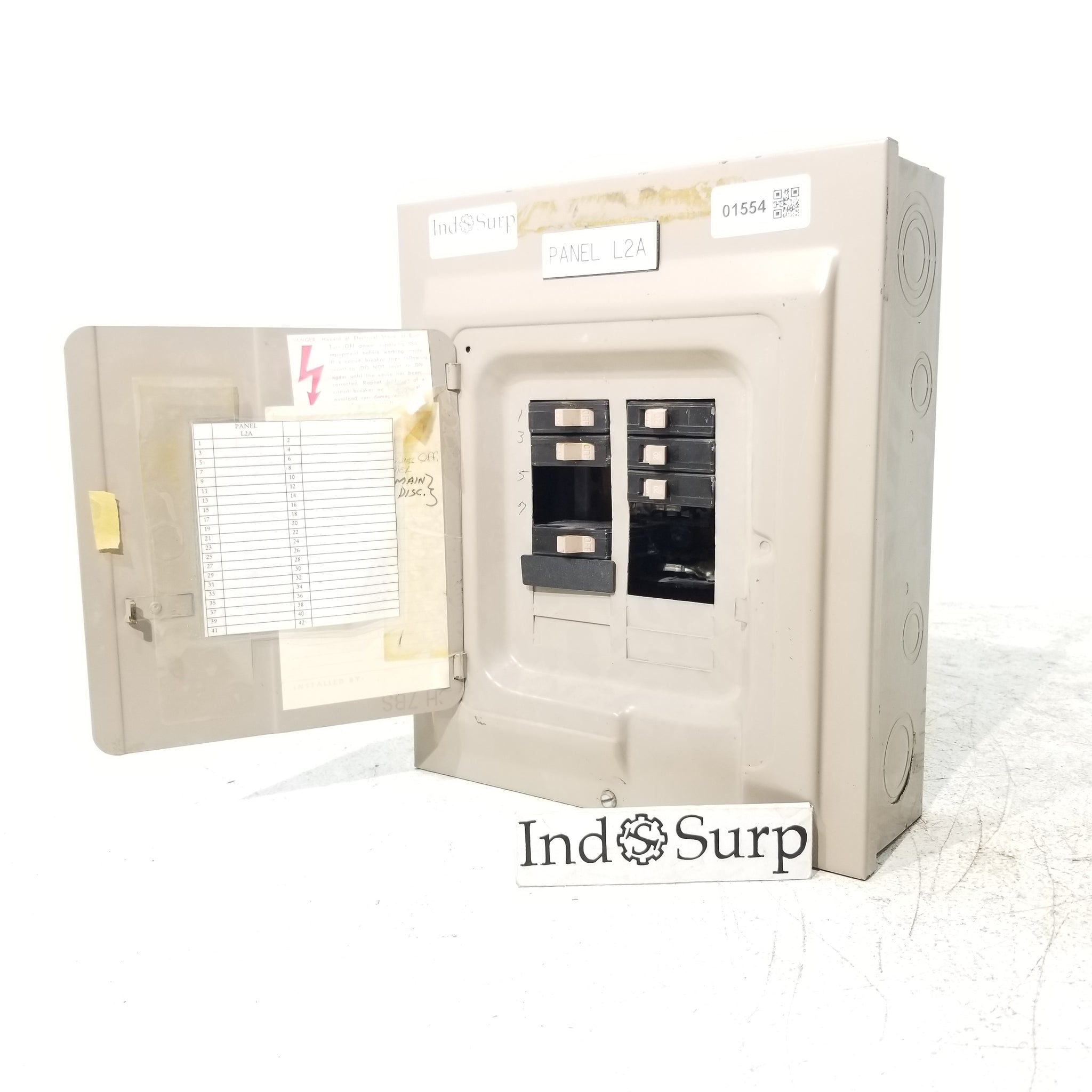 CH/Cutler Hammer Panel With Breakers ! 125 Amp 240 Volt 3 Phase 4 Wire