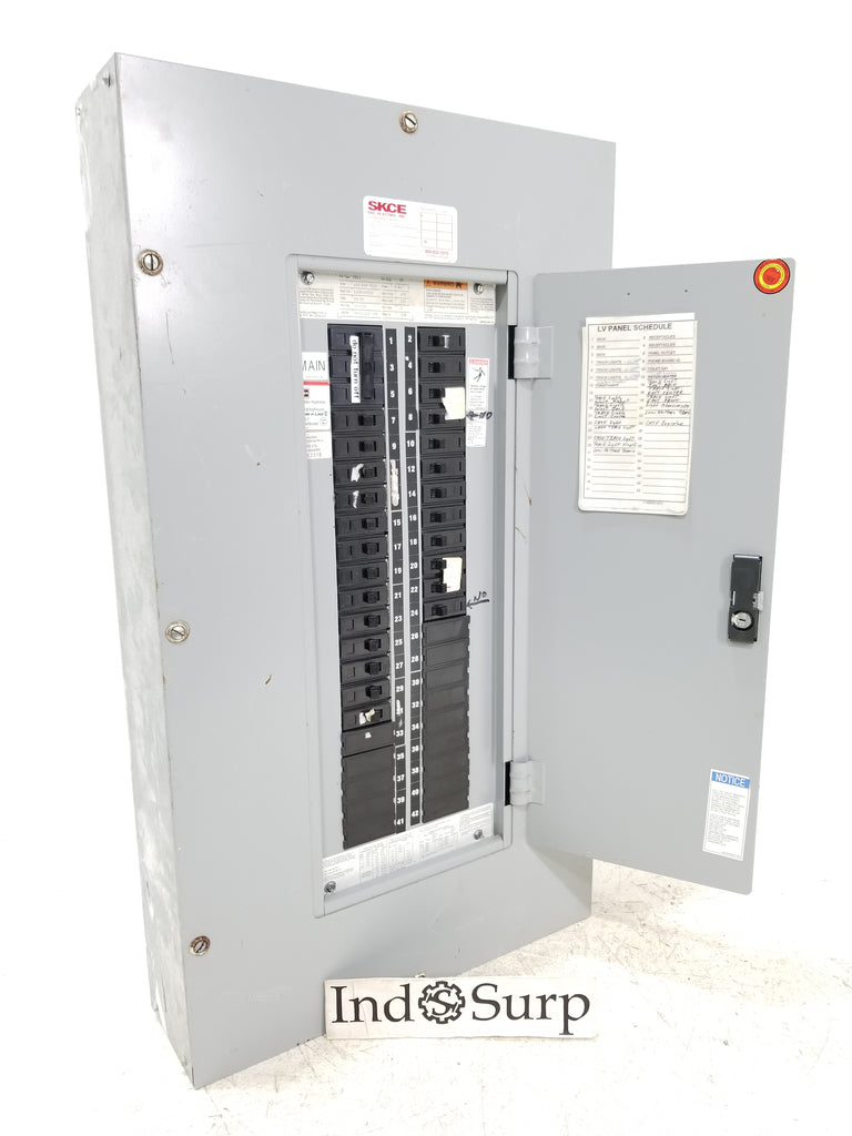 CH/Cutler Hammer PRL1 Panel With 80 Amp Main & Breakers 208Y/120 Volt ...