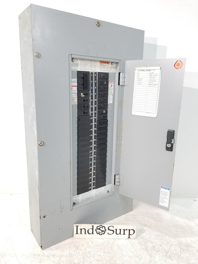 CH/Cutler Hammer PRL1 Panel With 40 Amp Main & Breakers 208Y/120 Volt ...